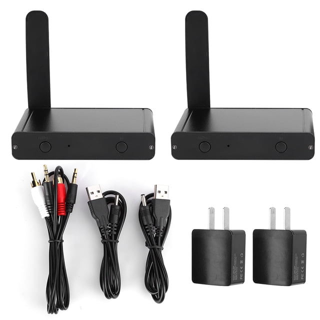 Transmisor y receptor de audio inalámbrico Nikou UHF 200 m de larga distancia sin interferencias