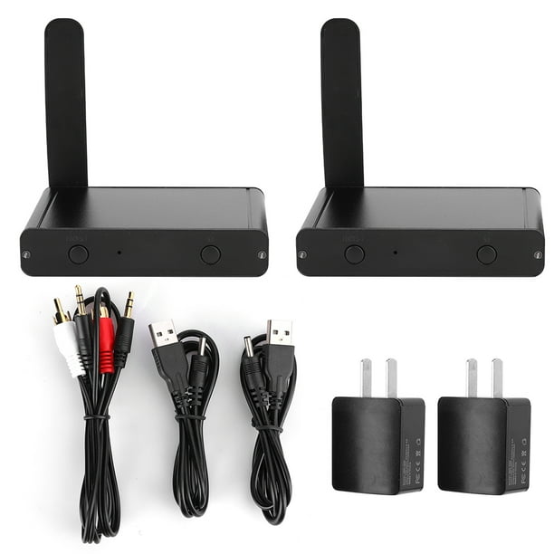 Transmisor y receptor de audio inalámbrico Nikou UHF 200 m de larga distancia sin interferencias
