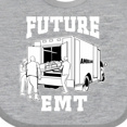 thumbnail image 4 of Inktastic Future EMT Ambulance Boys or Girls Baby Bib, 4 of 4