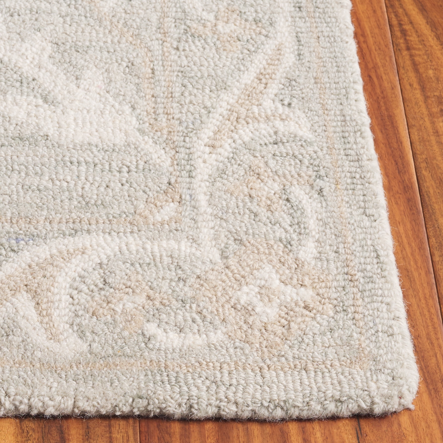 SAFAVIEH Blossom Donella Floral Area Rug, Light Gray/Ivory, 6' x 9'