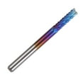 thumbnail image 4 of Router Bits Engraving Rotary End Mills 1/8‘‘ Shank Blue Coated Router Bits Tungsten Steel Rotary Burrs Set 0.8~3.175mm  10 Pcs, 4 of 7