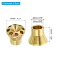 thumbnail image 2 of Uxcell Brass Liquid Distributor, 5/8 x 1/4 Inch 8 Hole Copper Joints Refrigerant Liquid Separator, 2 of 5