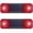 Red, variant on 2 Pack Car Solar Power Simulated Dummy Alarm Light, Anti-Theft Flashing Warning Safety Lamp Security Strobe Light for Bike Motorcycles SUV Truck Vehicle