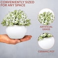 thumbnail image 3 of Mini artificial plants | Modern farmhouse plant Home decor | Small artificial plants, 3 of 5
