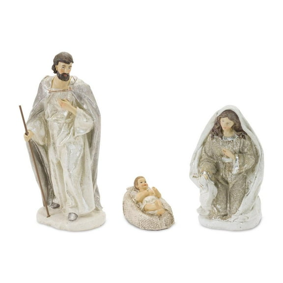 Melrose International LLC Holy Family (Set of 3) 3"H, 8"H, 11.75"H Resin