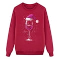 thumbnail image 4 of SJLDQY Christmas Matching Family Pajamas Sets Xmas Reindeer Graphic Pullover Sweatshirt for Family Soft Warm Holiday Party Festival Tops for Men Women And Kids, 4 of 4