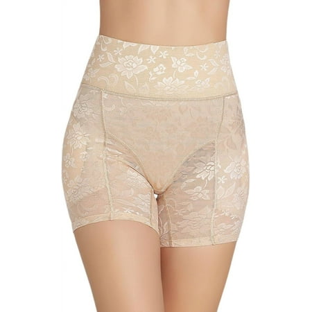 NANAHuang Women s Shapewear Shorts Hip Pads High Waisted Butt Lifter Slimming Underwear Panties Wedding Padded Butt Lifting Firm