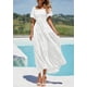 thumbnail image 5 of Vestido PRETTYGARDEN XXL Blanco Cuello Cuadrado Mangas Abullonadas, 5 of 8