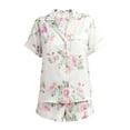 thumbnail image 5 of Joyspun Women’s and Women’s Plus Bridal Satin Shortie Pajama Set, Sizes XS to 3X, 5 of 8