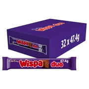 Cadbury Wispa Duo Chocolate Bar 47.4g (pack of 32)
