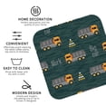thumbnail image 4 of Disketp Big Machine Funny Coasters,4 Pcs Leather Coasters With Holder, Perfect Housewarming Hostess Gifts,Protect Furniture From Water Marks Scratch, 4 of 9