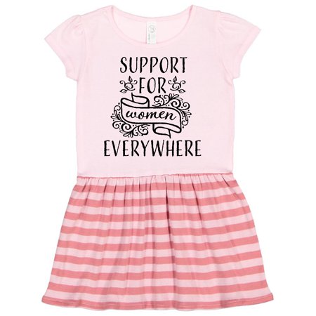 

Inktastic Support for Women Everywhere Gift Toddler Girl Dress