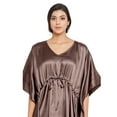 thumbnail image 5 of Oussum Women's Kaftans Plus Size Dresses Satin Long Maxi Adjustable Caftans Online, 5 of 7