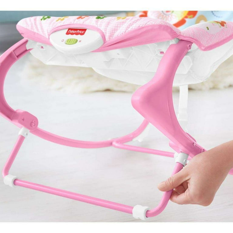 Fisher Price Infant To Toddler Rocker Pink Bunny with Removable