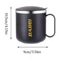 thumbnail image 4 of TTJ Tasse Isolée Tasse en Acier Inoxydable 400 ml Tasse en Acier Inoxydable Tasse à Thé Isolée avec Couvercle et Poignée Tasse à Thé Isolée avec Couvercle Tasse à Café, 4 of 8