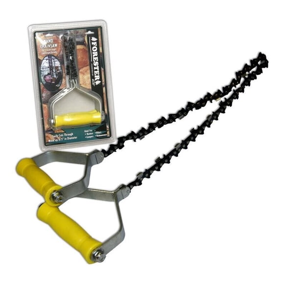 Forester 36" Hand Chain Saw - Arborists Camping Hunters - heavy duty handles