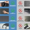 thumbnail image 2 of MOONORAH Grounding Mat for Bed, Earthing Mat Grounding Pad for Sleeping, Anti-Slip PU Leather Grounding Mattress with Cord for Reduced Anxiety, Pain, Inflammation, Headache Relief, Balance - Queen, 2 of 9