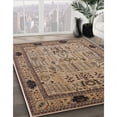 thumbnail image 3 of Ahgly Company Machine Washable Indoor Rectangle Industrial Modern Sepia Brown Area Rugs, 8' x 10', 3 of 7