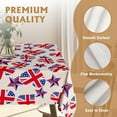 thumbnail image 2 of 4th of July Tablecloth Square Thanksgiving Table Cloth Washable Table Cover Patriotic Stars Tablecloth American Flag Table Cover Stainproof for Party Kitchen Decoration 52x52 Inch, 2 of 6