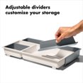 thumbnail image 5 of OXO Expandable Kitchen Tool Drawer Organizer, Gray, 5 of 8