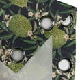 thumbnail image 4 of Ambesonne Botanical Grommet Curtain, Vintage Fruit Branches, 50"x96", Green Dark Blue and Peach, 4 of 5