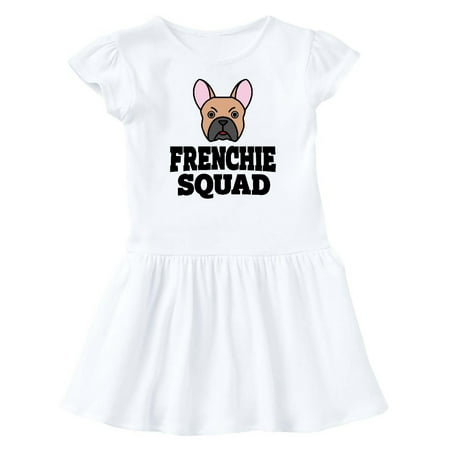 

Inktastic Dog Frenchie Squad Gift Baby Girl Dress