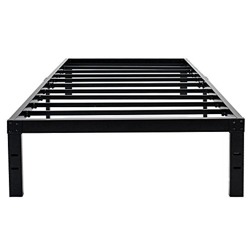 45minst 14 Inch Reinforced Platform Bed, King Size 14 Inch Heavy Duty Metal Platform Bed Frame