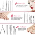 thumbnail image 2 of Set de cortaúñas Yougai Professional, 18 unidades, con estuche, 2 of 6