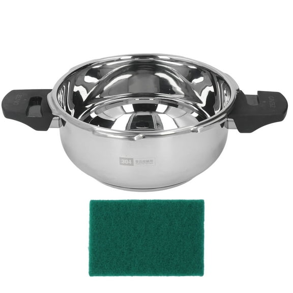 LIZEALUCKY 1.8 L Stainless Steel Stovetop Mini Pressure Cooker