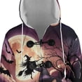 thumbnail image 4 of Spooky Halloween Night Witch Shiba Inu Glowing Pumpkins All Over Print 3D Hooded Duffle Toggle Coat Shibas Dog Lovers Gifts Idea - 12015, 4 of 6