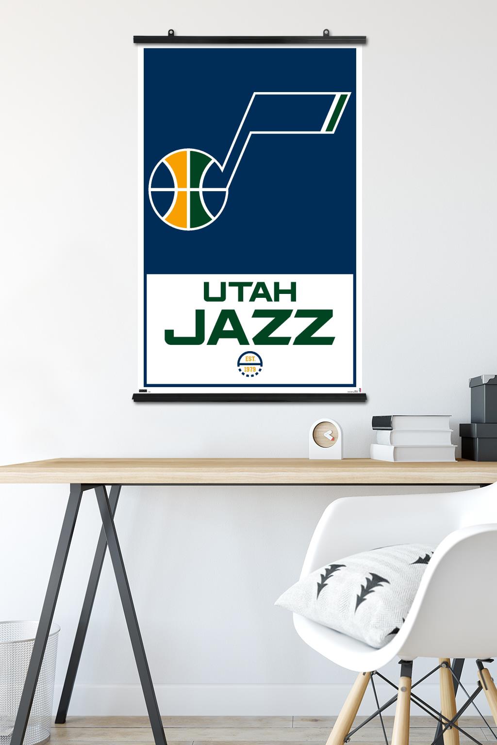NBA Utah Jazz - Logo 21 Wall Poster, 22.375" x 34"