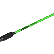 Zebco Hotcast Fiberglass Spinning Fishing Rod, 4-foot 6-inch 2-Piece Medium-Light Power, Green
