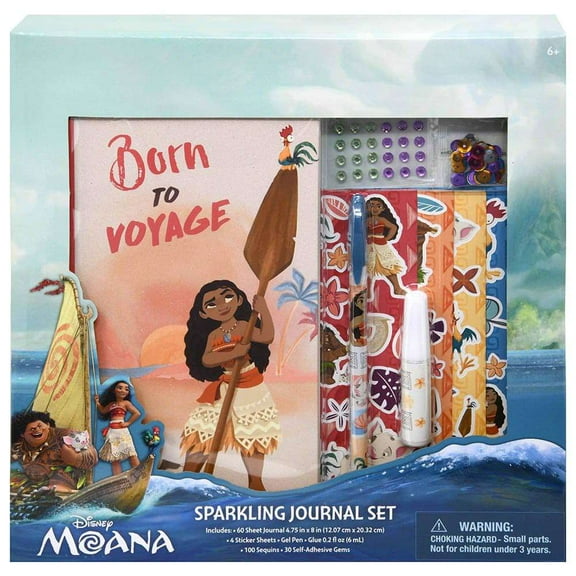 Disney Moana Sparkling Journal Set