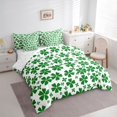 thumbnail image 3 of Feelyou St. Patrick's Day Twin Bedding Sets 7-Piece, Luck Shamrock Bedding Comforter Set, 3 of 8