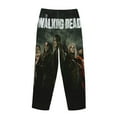thumbnail image 5 of Walking Dead Women's Pajama Pants, Comfy All Over Print Lounge Pants Casual Sleepwear with Pockets & Drawstring, 5 of 8