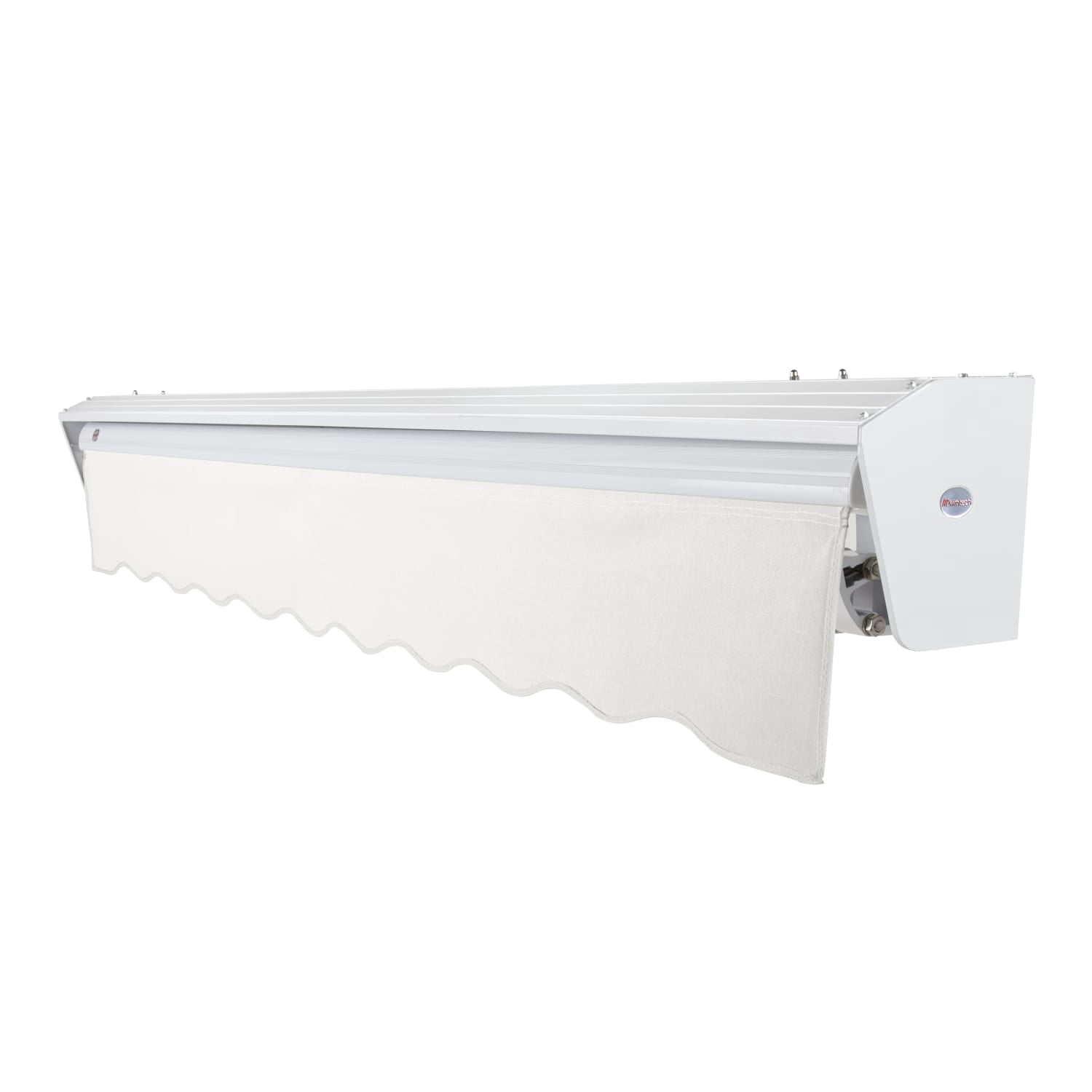 Awntech Destin with Hood Left Motor with Remote Motorized Retractable Awning