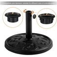 thumbnail image 4 of Yaheetech Outdoor 22lbs Round Patio Heavy Duty Market Umbrella Base Stand, Black, 4 of 6