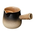 thumbnail image 2 of jifeng 760ml Ceramic Teapot Lightweight Tea Maker Kettle for Camping Kitchen Hiking Black, 2 of 9