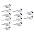 thumbnail image 1 of 12 piezas de pájaros artificiales de simulación con clip de espuma realista, plumas artificiales, pequeñas figuras de pájaros para decoración de bodas, 1 of 8