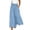 Blue #11, variant on Womens Wide Leg Pants Linen Palazzo Pants 2026 Summer Flowy Baggy Culottes Lightweight Strech Plus Size Beach Trousers with Pockets M