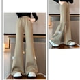 thumbnail image 4 of EnJoCho Teen Girls Kids Tween Cute Flare Leggings Bow Wide Leg Stretchy Elastic High Waisted Yoga Dance Pants 𝖸2k Trendy Botcut Bottoms Athletic Casual Streetwear Fashion, 4 of 5