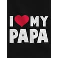 thumbnail image 5 of Dad Gifts from Daughter Son Fathers Day I Love My Daddy Papa Kids Shirts X-Large California Blue, 5 of 5