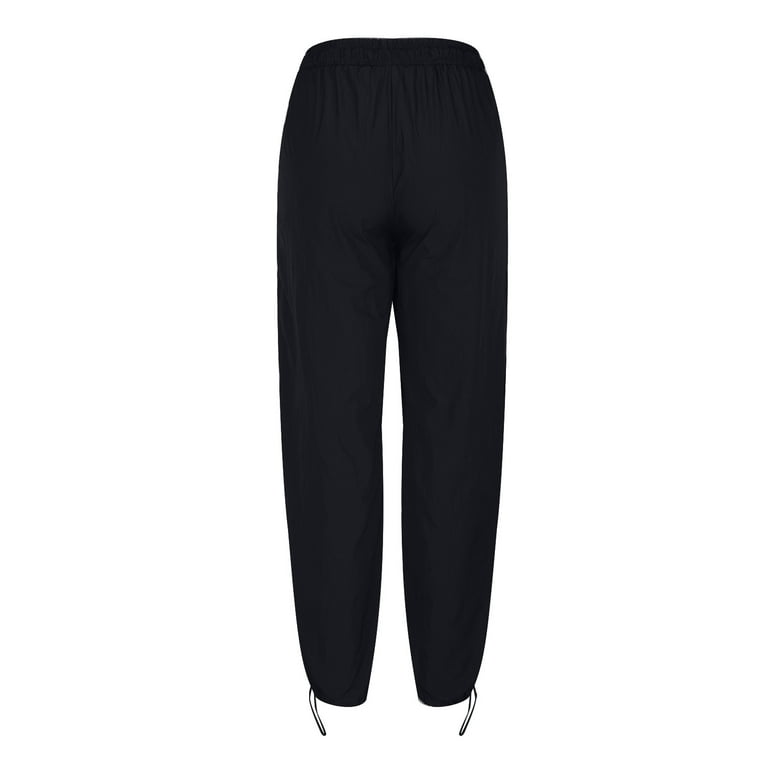  aihihe Tear Away Pants for Women Basketball Workout Track Pants  Warm Up Athletic Tapered Sweatpants Quick Dry Jogging Trouser(Black,Small)  : Clothing, Shoes & Jewelry