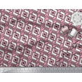 thumbnail image 2 of Soimoi Rayon Fabric Square & Floral Block Print Fabric by The Yard 42 Inch Wide, 2 of 2