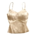 thumbnail image 1 of SROBPTY Chemises d'Été pour Femmes, Camisoles d'Été Sans Manches Unies à Col en V pour Femmes, Débardeur Confortable Blanc, TTTG, 1 of 5