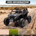 thumbnail image 5 of Yesfashion 24V 2 Seater Kids Ride on Utv,4WD Off-Road Utv Toy with Remote Control, Led Lights, 4 Shock Absorbersm,one Click Start, Music Player, Electric Truck, 5 of 6