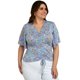 thumbnail image 4 of Blusa de temporada Roman Fashion/Tallas Extras, 1731 (Azul) azul 38 Roman Fashion BL-GR-1731-AZUL, 4 of 7