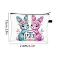 thumbnail image 3 of Bolsa de almacenamiento de Pascua, bolsa de aseo de viaje con cadena antideslizante, bolsa de almacenamiento de cosméticos, bolsa de lavado portátil, adecuada para regalos navideños y campamentos al a, 3 of 6