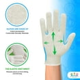 thumbnail image 3 of 360 Pack Natural Color Working Gloves M size. Cotton Polyester Gloves. Reusable Washable Knit Gloves, Medium Weight Gloves, Seamless Workwear Gloves. Protective Industrial Work Gloves for Men, Women., 3 of 7