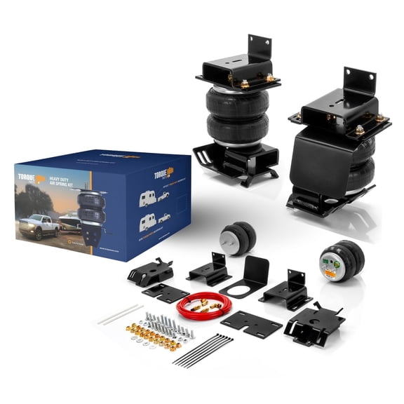 TORQUE Airbag Air Bag Suspension Kit for 2009-2018 Dodge Ram 1500, 2018-2024 Ram 1500 Classic 2WD 4WD Rear Helper Bag Spring Towing 5000 lbs (Replaces Air Lift 57365 Loadlifter 5000) (TR57365AS)